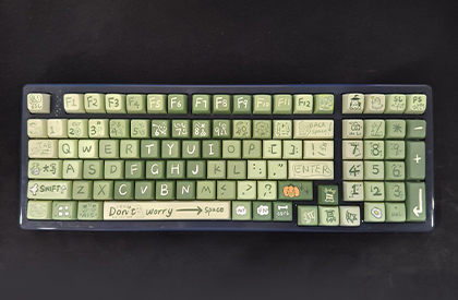 Key caps丨Matcha Milky Green